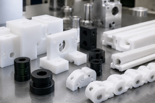 Technische Kunststoffe für kundenspezifische bearbeitete Komponenten