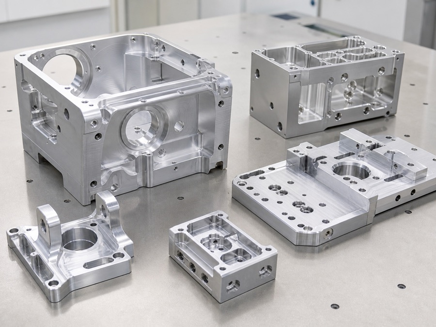 CNC-gefräste Aluminiumgehäuse, Halterungen und Vorrichtungsplatten