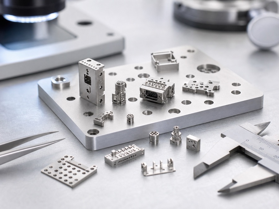 Mikro-CNC-gefertigte kleine Präzisionskomponenten