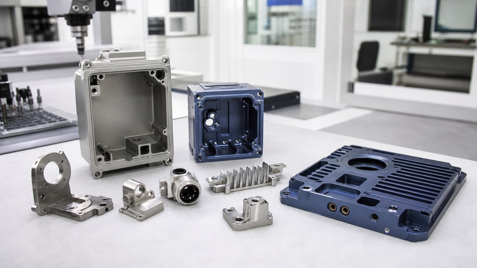 CNC-Bearbeitung von Gehäusen und Sensorhalterungen für medizinische Diagnostik