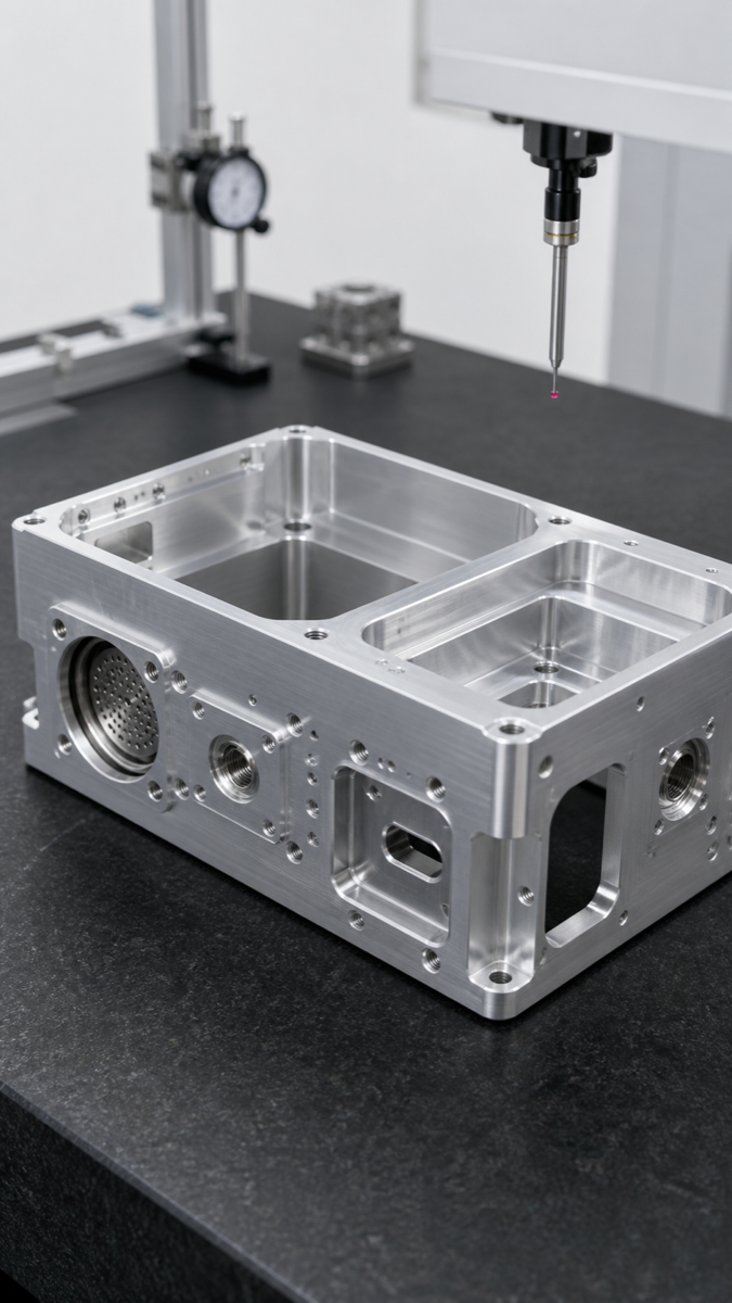 CNC-Bearbeitung von Alu-Gehäusen für Robotersteuerungen