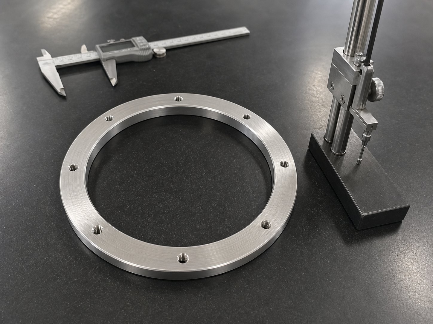 Technische CNC-Bearbeitungsanalyse: Small-Batch Machining Review for a Stainless Steel Annular Flange: Critical Dimensions,