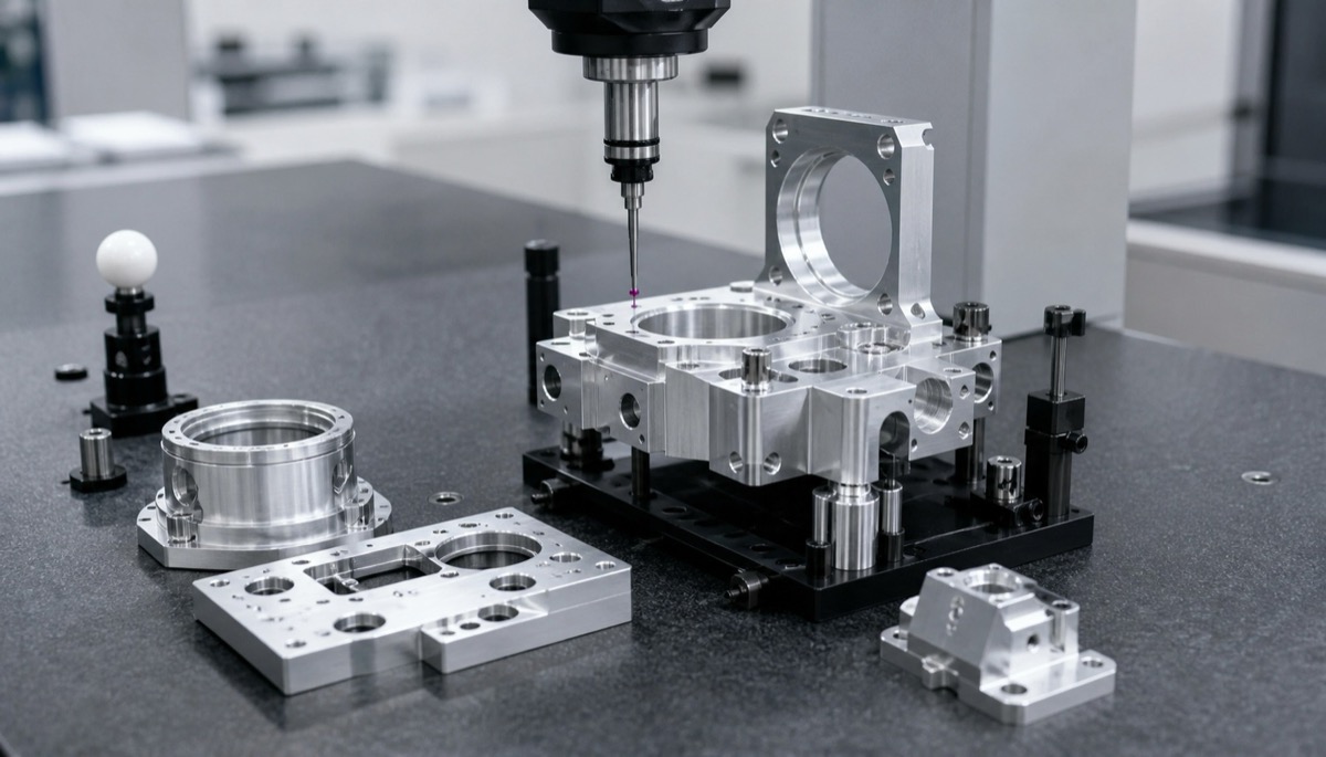 KMG-Pruefung optischer CNC-Teile fuer Position Ebenheit und Koaxialitaet