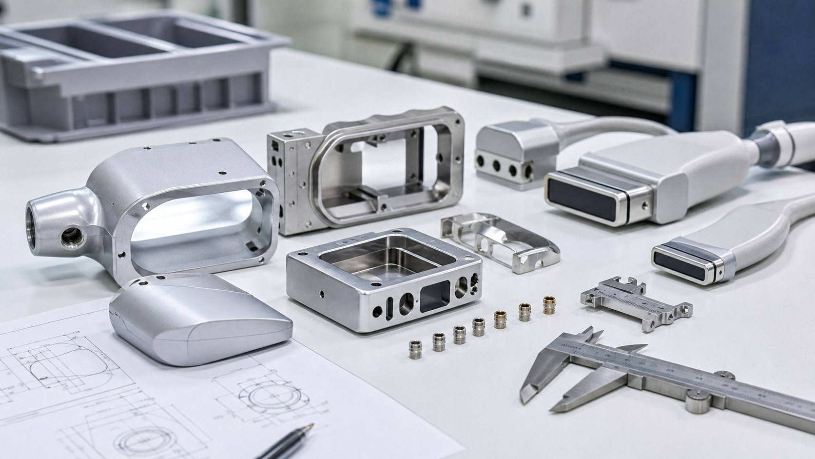 CNC-gefertigte Ultraschallsonden-Gehäuse und Transducer-Rahmen