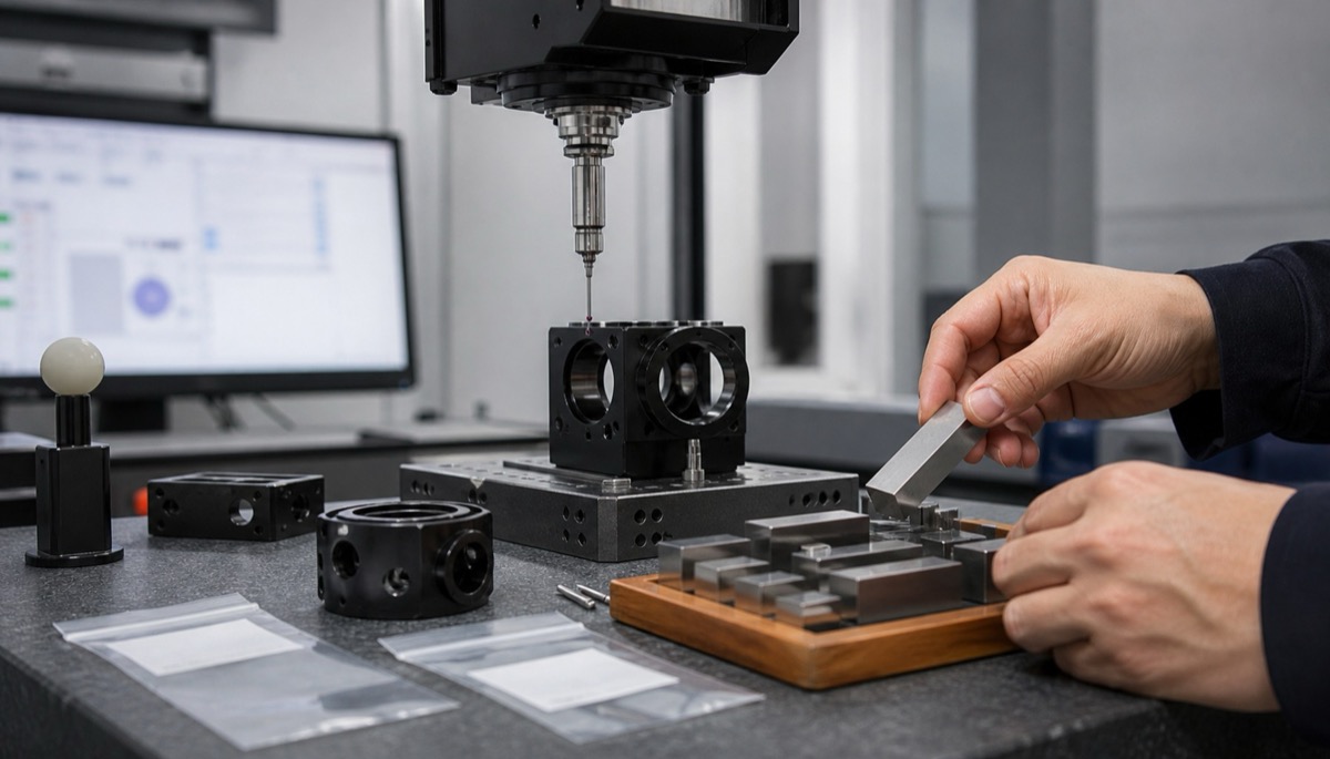 Pruefung und DFM-Review fuer optische CNC-Prototypenteile