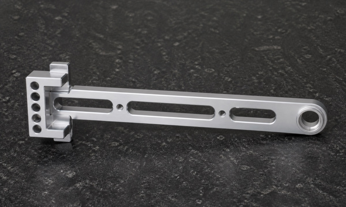 6061-T6 Aluminium-Haupthalter fuer humanoides Roboterhandgelenk mit Langarm und Praezisionsbohrung