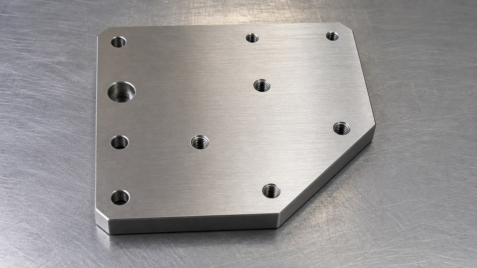 Technische CNC-Bearbeitungsanalyse: Drawing-Based Machining Plan for a Mounting Plate Used in Semiconductor Automated