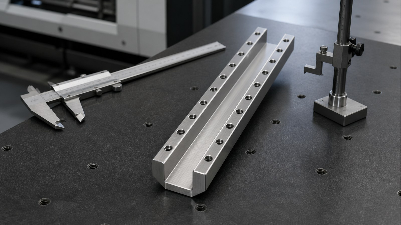 Technische CNC-Bearbeitungsanalyse: Drawing-Based Manufacturing Plan for a U-Shaped Sheet-Metal Guide Channel in an Automation