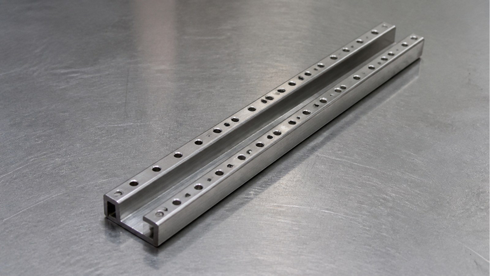 Technische CNC-Bearbeitungsanalyse: Drawing-Based Manufacturing Plan for a U-Shaped Sheet-Metal Guide Channel in an Automation