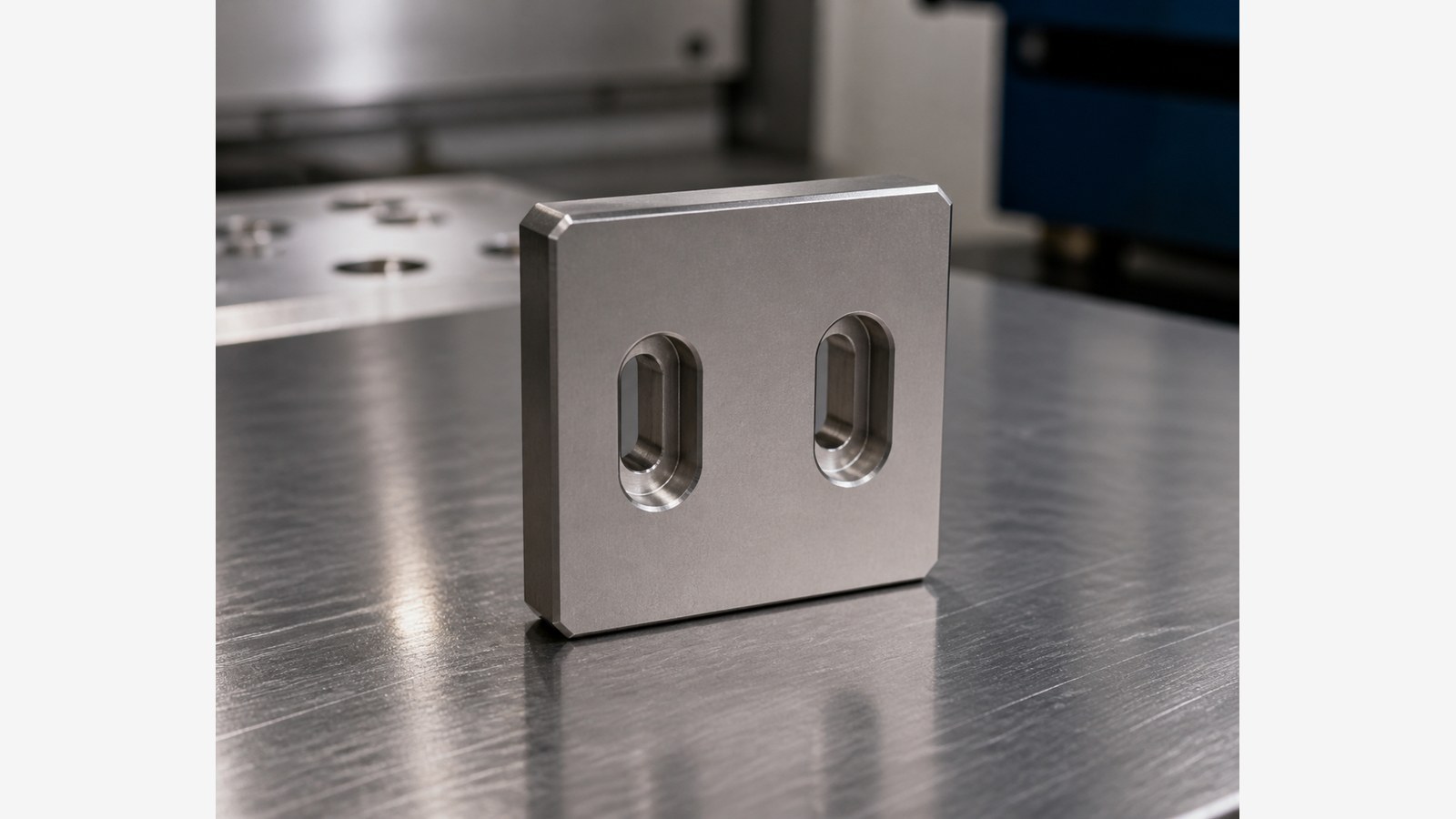 Technische CNC-Bearbeitungsanalyse: Machining Case of a Rectangular Transition Spacer Plate for Custom Automation Assembly
