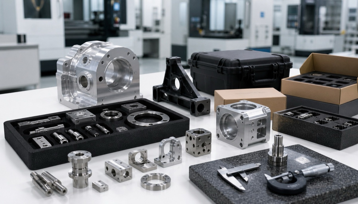 Verschiedene CNC-Präzisionsteile zur Bewertung der Lieferantenfähigkeit