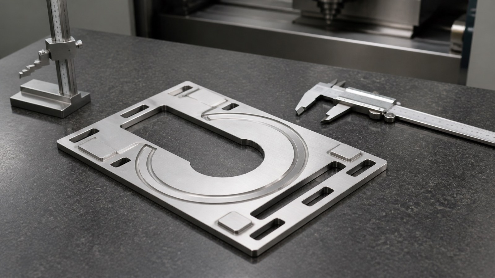 Technische CNC-Bearbeitungsanalyse: Machining Case of a Thin-Sheet Tray Support for Automated Custom Assembly Equipment: Datum