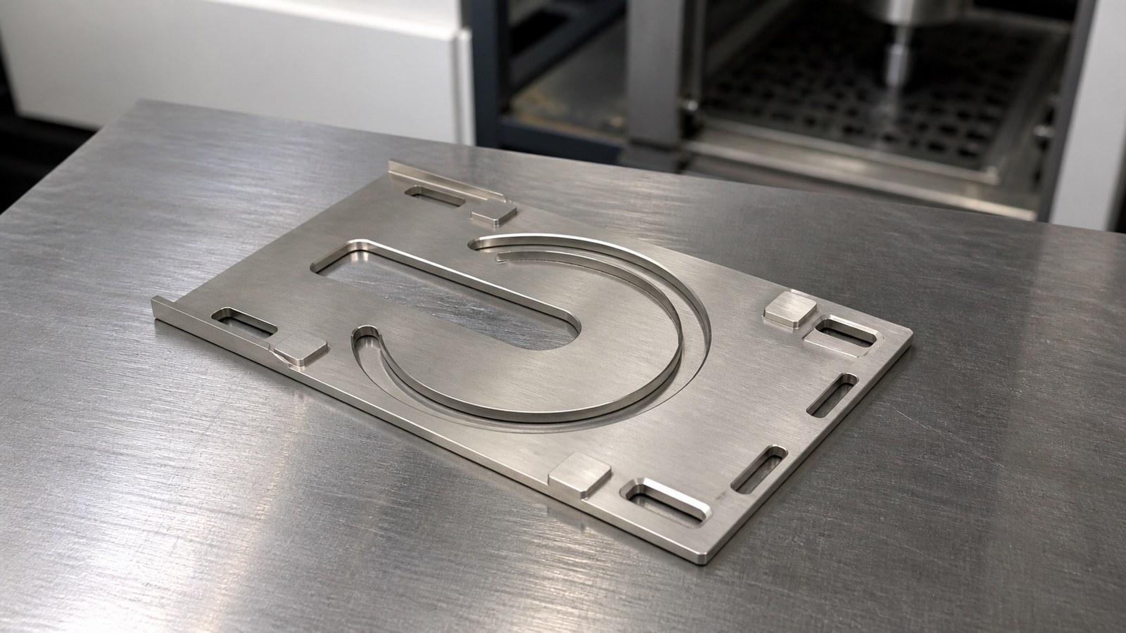 Technische CNC-Bearbeitungsanalyse: Machining Case of a Thin-Sheet Tray Support for Automated Custom Assembly Equipment: Datum