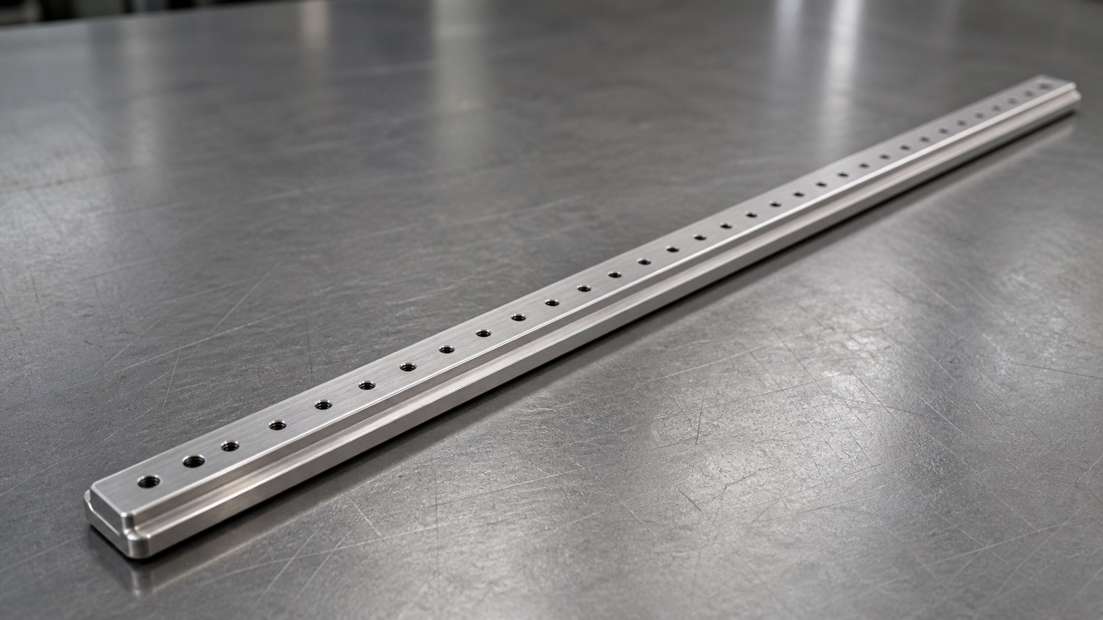 Technische CNC-Bearbeitungsanalyse: Small-Batch Machining Review of a Long Guide-Rail Adapter Plate for an Automation Guidance