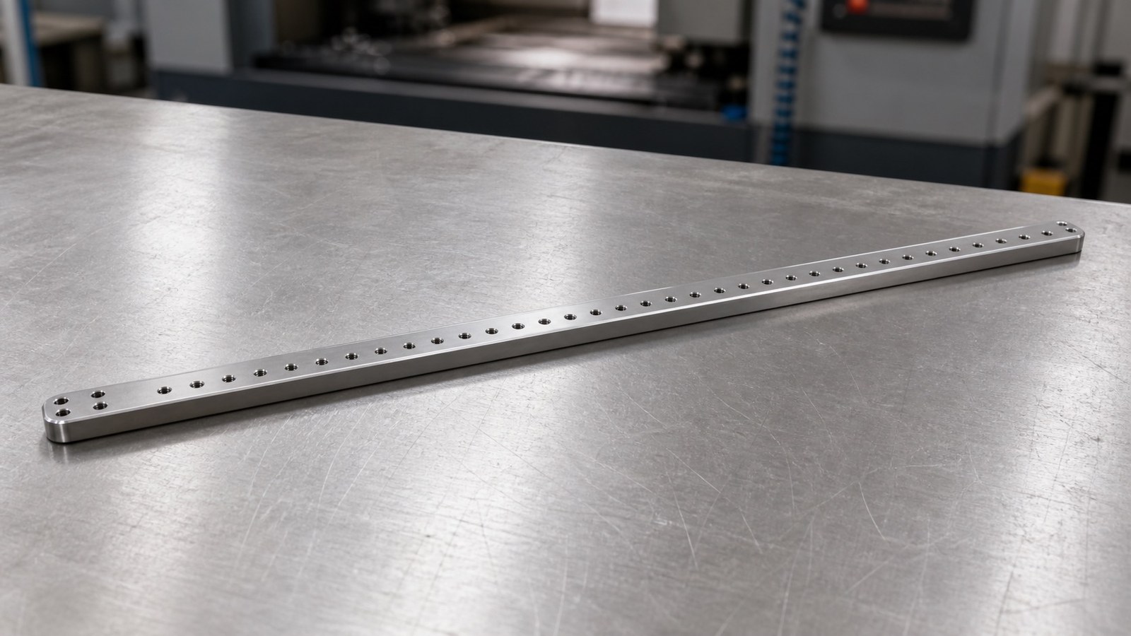 Technische CNC-Bearbeitungsanalyse: Small-Batch Machining Review of a Long Guide-Rail Adapter Plate for an Automation Guidance