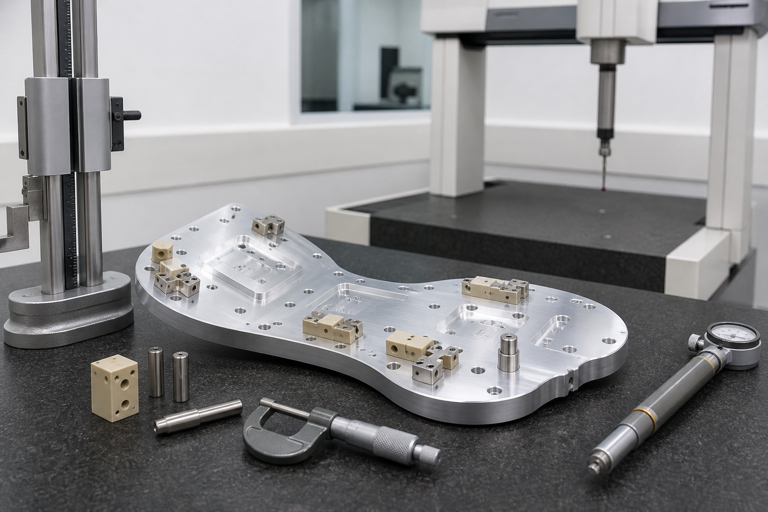 CNC-Bearbeitung von Kalibriervorrichtungen für medizinische Ultraschallsonden