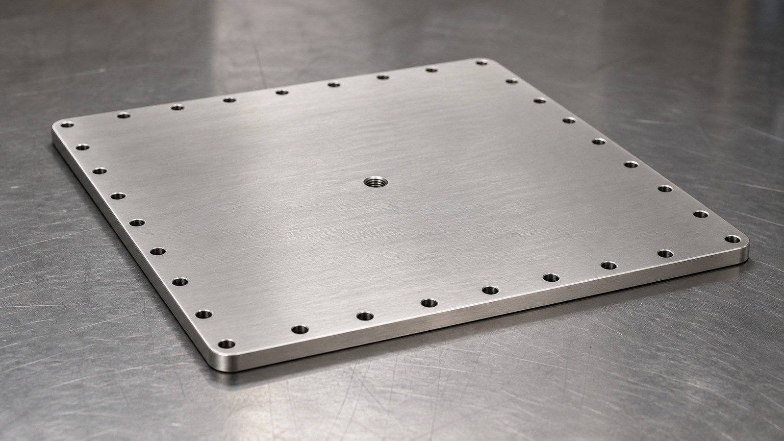 Technische CNC-Bearbeitungsanalyse: Prototype Machining of a Square Bottom Cover Plate for Custom Automation Assembly Equipment