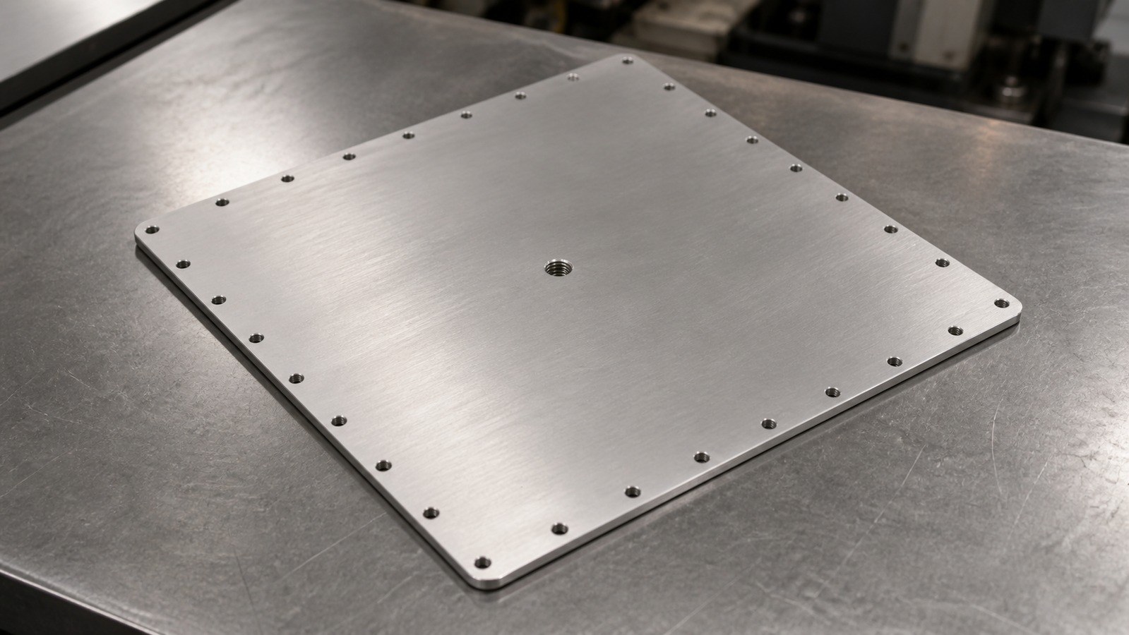 Technische CNC-Bearbeitungsanalyse: Prototype Machining of a Square Bottom Cover Plate for Custom Automation Assembly Equipment