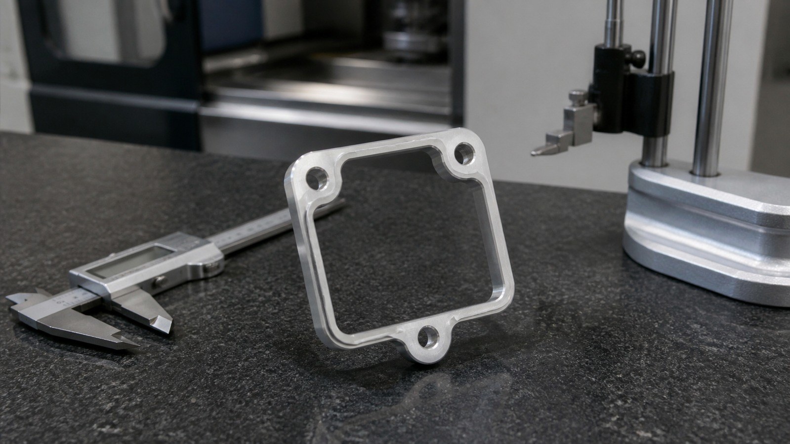 Technische CNC-Bearbeitungsanalyse: Low-Volume Machining Review of a Square Mounting Frame for Custom Automation Assembly