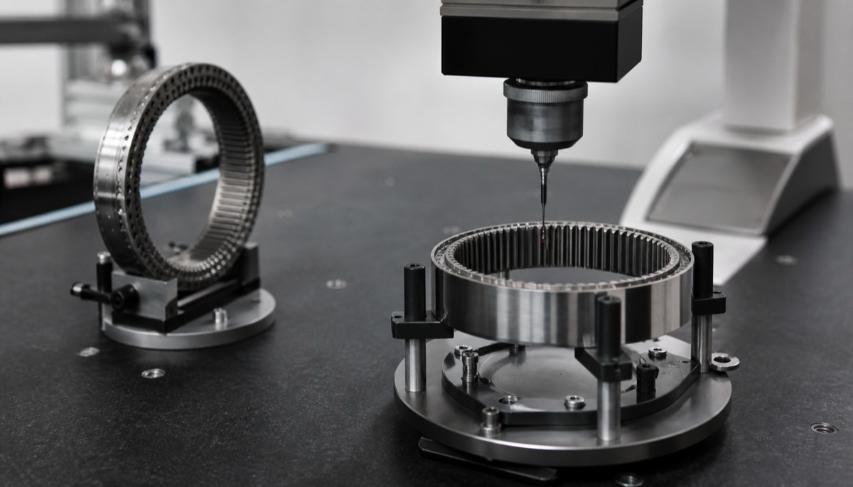 Prüfung der Genauigkeit von Circular Spline und Flexspline