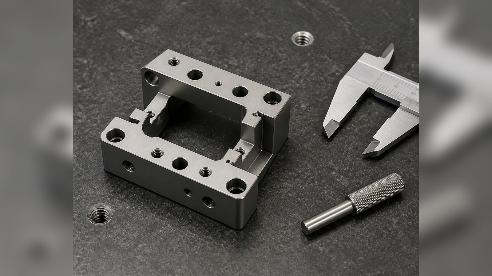 Technische CNC-Bearbeitungsanalyse: Machining Risks Seen in a Frame-Style Mounting Base for Custom Automation Assembly