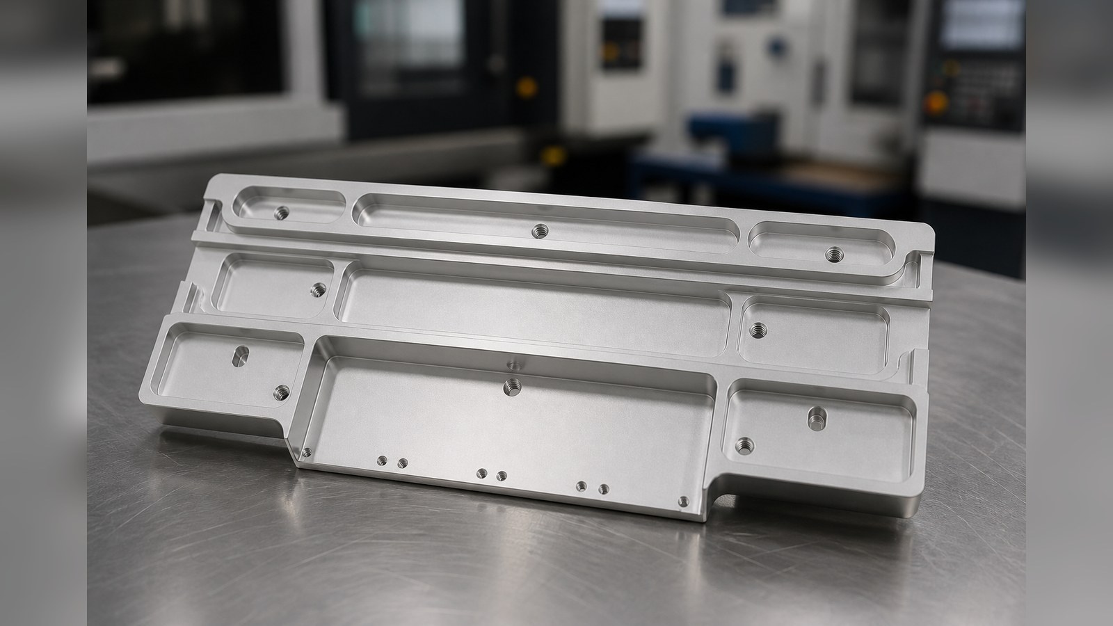 Technische CNC-Bearbeitungsanalyse: Trial Machining of an Aluminum Slide Structure for Communication Power Modules: Hole-Slot