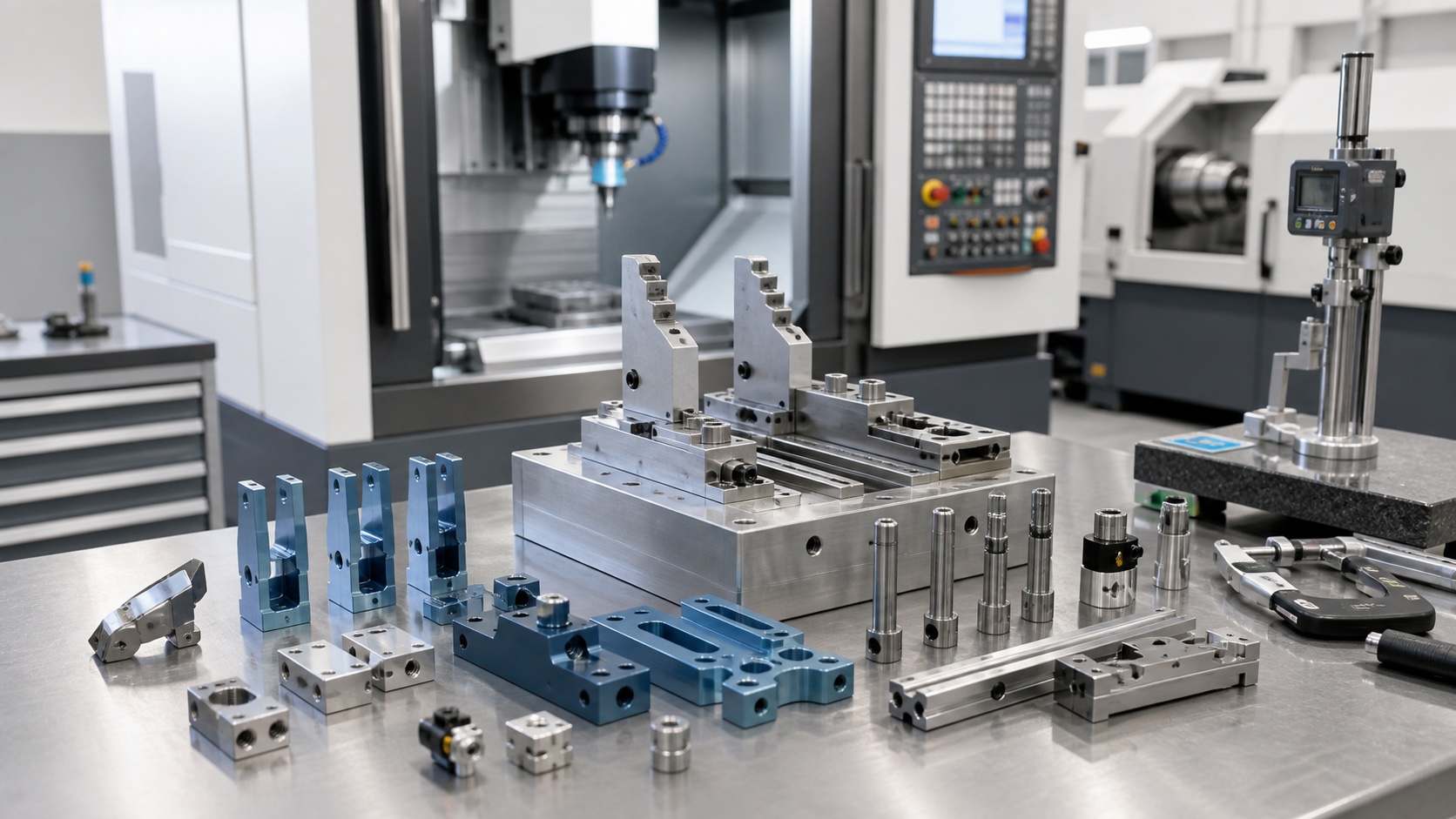 CNC-Bearbeitung von Teilen für medizinische Laborautomation: Probenröhrchen-Greifer, Schienen und Pipettierhalter