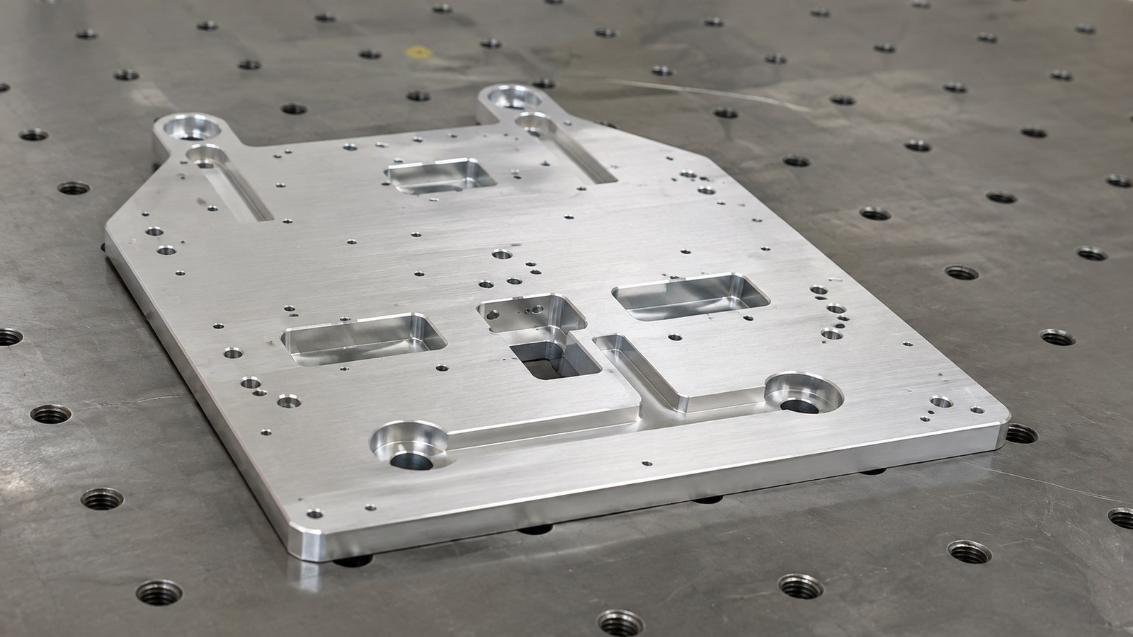 Technische CNC-Bearbeitungsanalyse: Machining Risks in an Aluminum Thin Mounting Plate for Automation Fixtures: Counterbores,