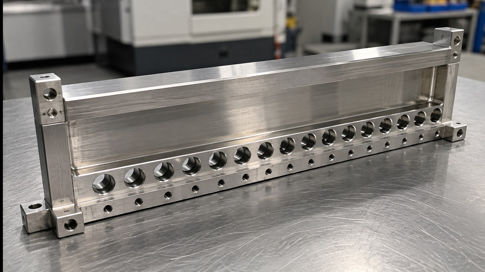 Technische CNC-Bearbeitungsanalyse: Long Frame Prototyping for Custom Automation Assembly Equipment: Planning Hole-and-Slot